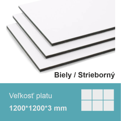 ACP Biely (120*120) - Hr. 3mm