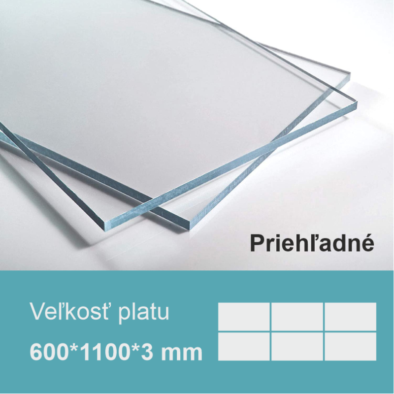PLEXI Priehľadné (60*110) - Hr. 3mm