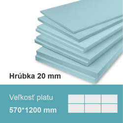 STYRODUR (57*120cm)-hrub. 2cm